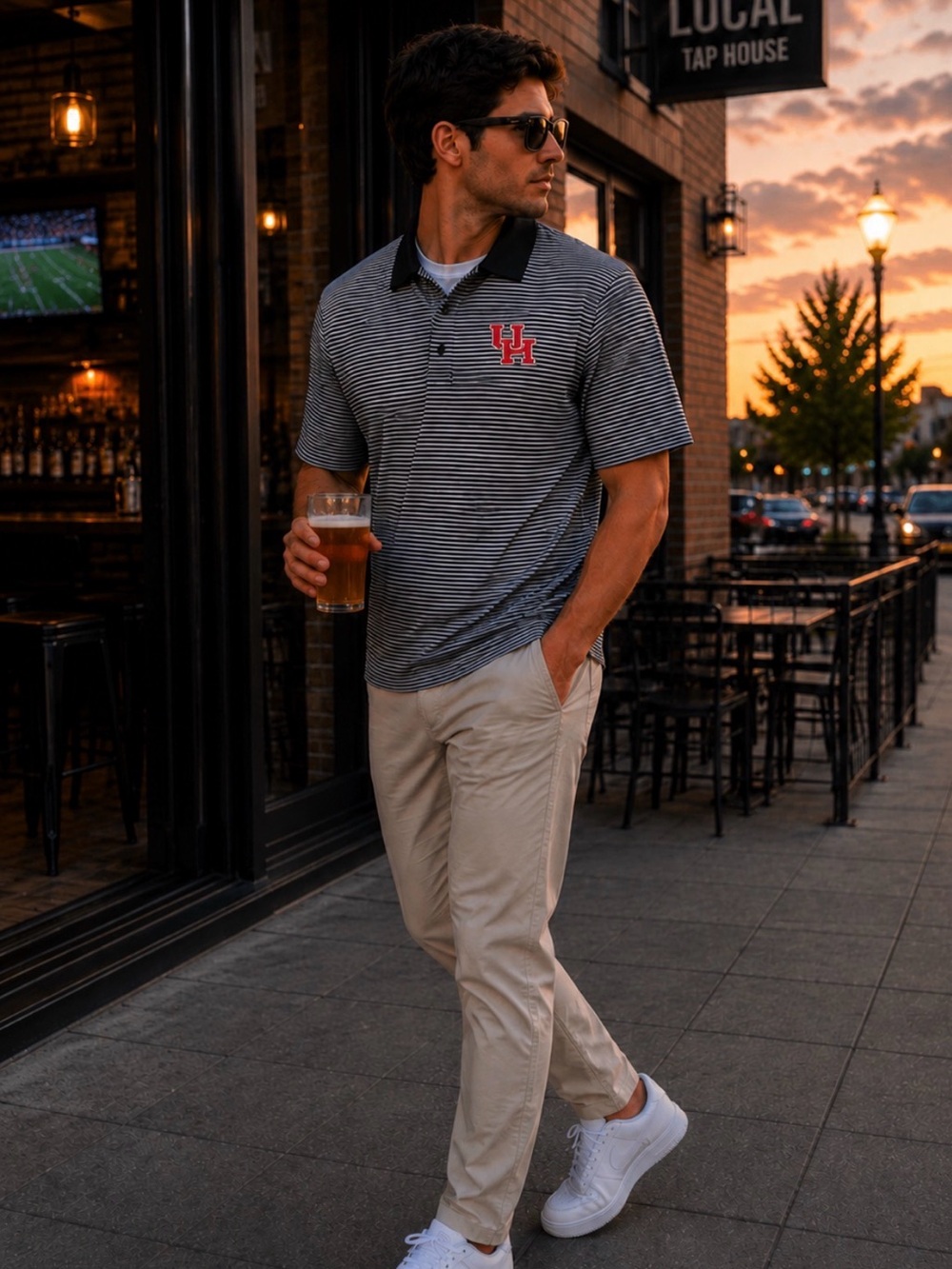 Cutter & Buck UH Striped Polo - Picture 2 of 4